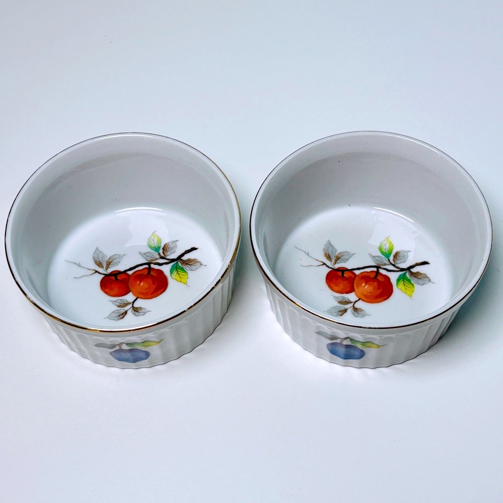 4" Fruit Oven to Table Cookware Set of 2 Andrea by Sadek Ramekin 7334‎ Bake